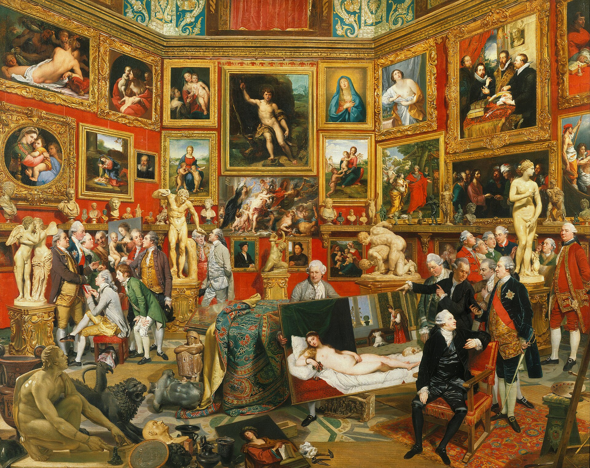 Aesthetic Johan Zoffany Tribuna Of The Uffizi Google Art Project Full HD Wallpaper #2670